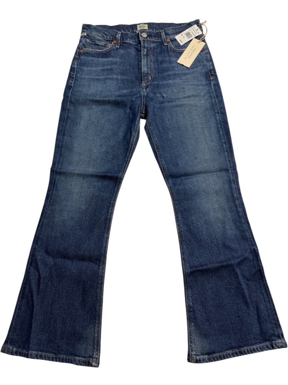 Citizens of Humanity Demy Cropped Flare Jeans Gleams Dark Vintage Size 28 NWT